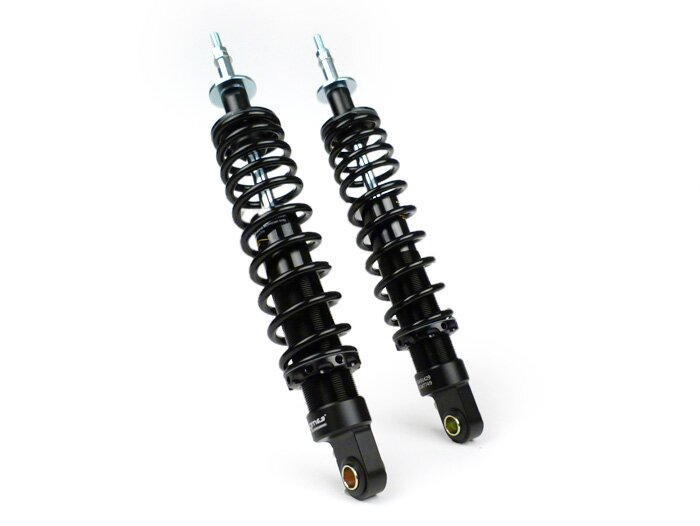 Amortisseur arrière -BGM PRO SC/R1 SPORT- Vespa GT, GTL, GTV, GTS 125, 300, 310 (toutes les années), GTS SUPER 300 HPE, SUPERSPORT 300, SUPERTECH 300 HPE - noir