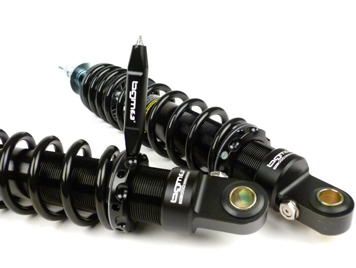 Amortisseur arrière -BGM PRO SC/R1 SPORT- Vespa GT, GTL, GTV, GTS 125, 300, 310 (toutes les années), GTS SUPER 300 HPE, SUPERSPORT 300, SUPERTECH 300 HPE - noir