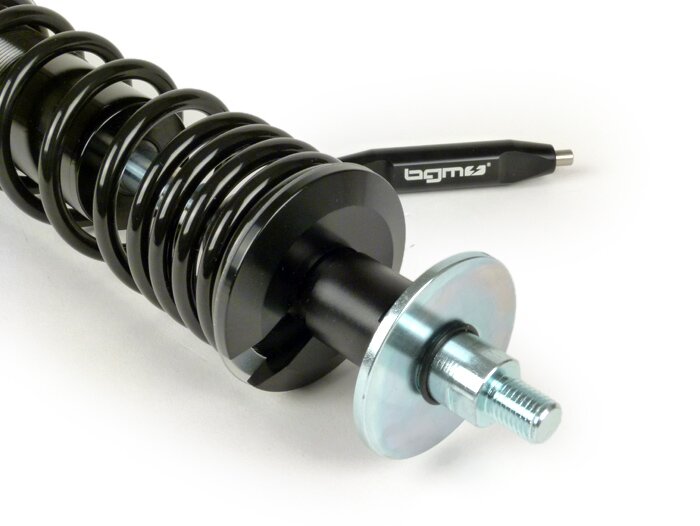 Schokdemper voor -BGM PRO SC/F1 SPORT, 275mm- Vespa Primavera 50 (2013-2016), Vespa Primavera 125 (2013-2016), Vespa Primavera 150 (2013-2016), Vespa Sprint 50 (2013-2016), Vespa Sprint 125 (2013-2016), Vespa Sprint 150 (2013-2016) - zwart