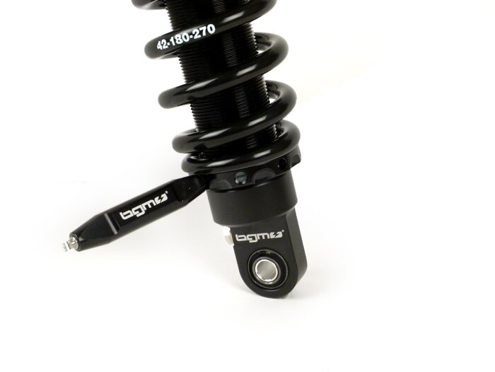 Amortisseur arrière -BGM PRO SC/R1 SPORT, 360mm- Vespa Primavera 125, Vespa Primavera 150, Vespa Sprint 125, Vespa Sprint 150 - noir
