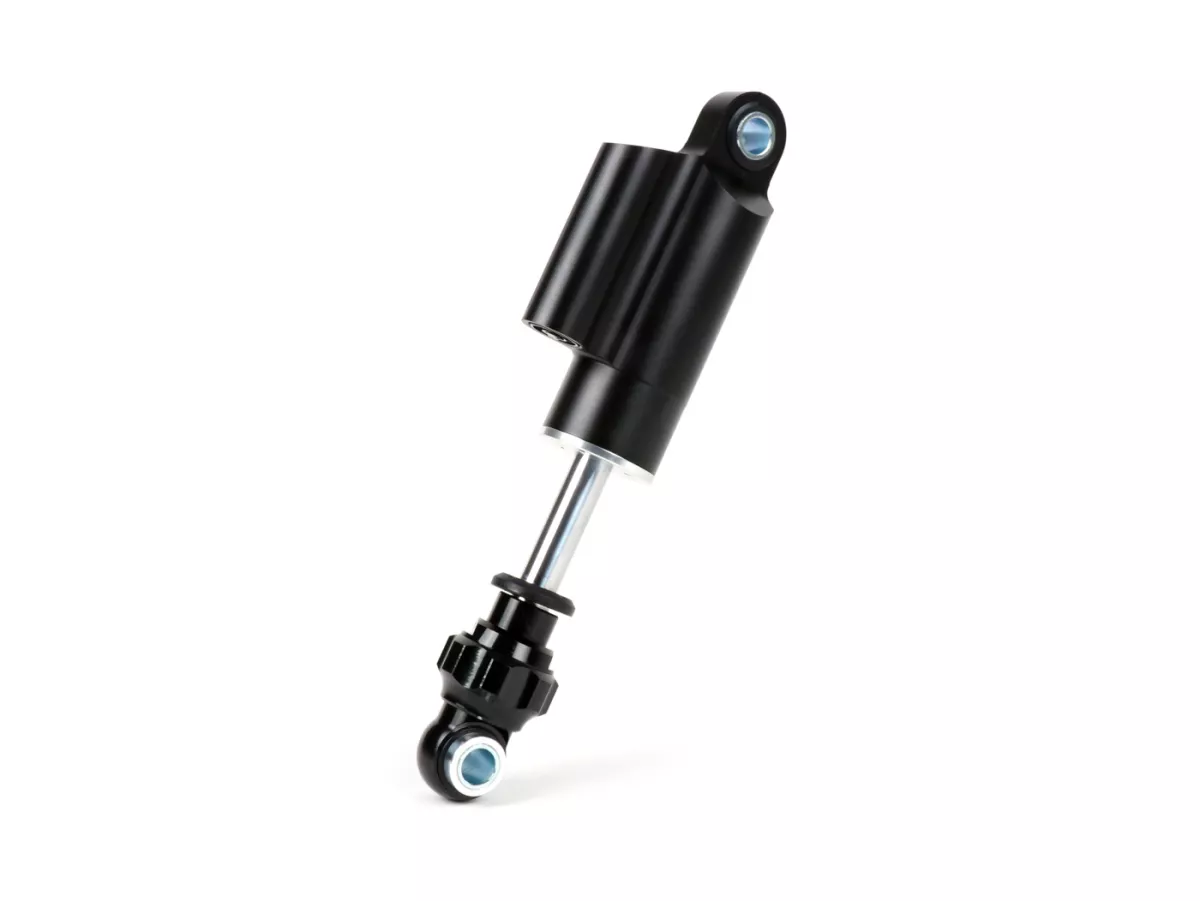 Schokdemper voor -BGM PRO SC COMPETITION- Vespa Largeframe Rally180/200 (VSD1T/VSE1T), Sprint150 (VLB1T), GT125 (VNL2T), GTR125 (VNL2T), TS125 (VNL3T), GL150 (VLA1T), Super (VNC/VBC), VNA, VNB, VBA, VBB, Breedframe V30-33, VM, VN, VL, GS150 / GS3 (VS1-5T)