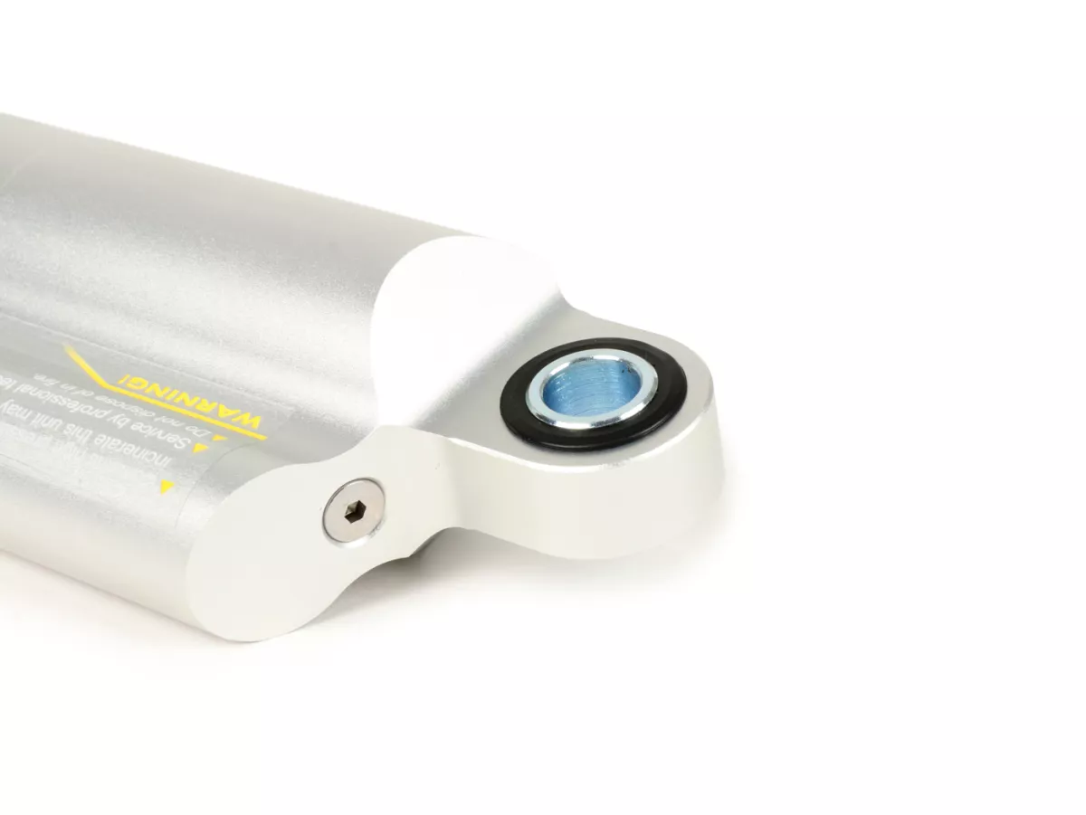 Schokdemper voor -BGM PRO SC COMPETITION- Vespa Largeframe Rally180/200 (VSD1T/VSE1T), Sprint150 (VLB1T), GT125 (VNL2T), GTR125 (VNL2T), TS125 (VNL3T), GL150 (VLA1T), Super (VNC/VBC), VNA, VNB, VBA, VBB, Breedframe V30-33, VM, VN, VL, GS150 / GS3 (VS1-5T)