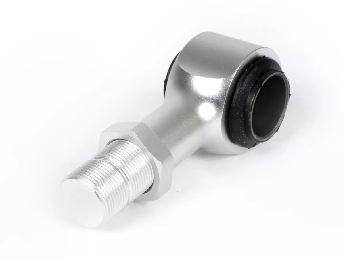 Verlenging / adapter achterschokdemper - BGM PRO - voor schokdemper type R12, + 20-30mm, Lambretta LI, LIS, SX, TV, DL, GP - zilver