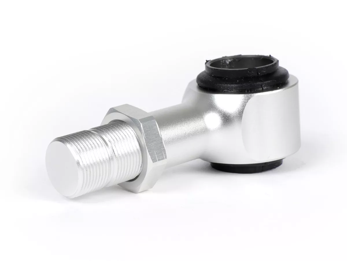 Verlenging / adapter achterschokdemper - BGM PRO - voor schokdemper type R12, + 20-30mm, Lambretta LI, LIS, SX, TV, DL, GP - zilver