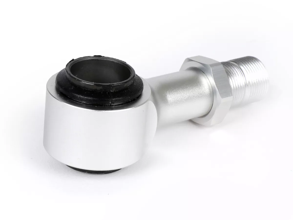 Verlenging / adapter achterschokdemper - BGM PRO - voor schokdemper type R12, + 20-30mm, Lambretta LI, LIS, SX, TV, DL, GP - zilver