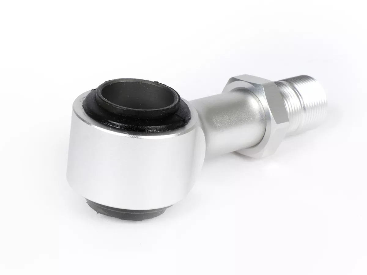 Verlenging / adapter achterschokdemper - BGM PRO - voor schokdemper type R12, + 20-30mm, Lambretta LI, LIS, SX, TV, DL, GP - zilver