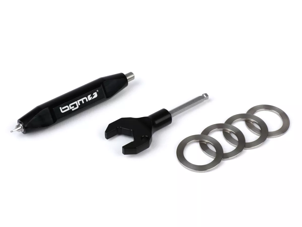 Rear shock absorber -BGM PRO COMPETITION RT H/L, 300-310mm- Lambretta LI, LIS, SX, TV, DL, GP - black