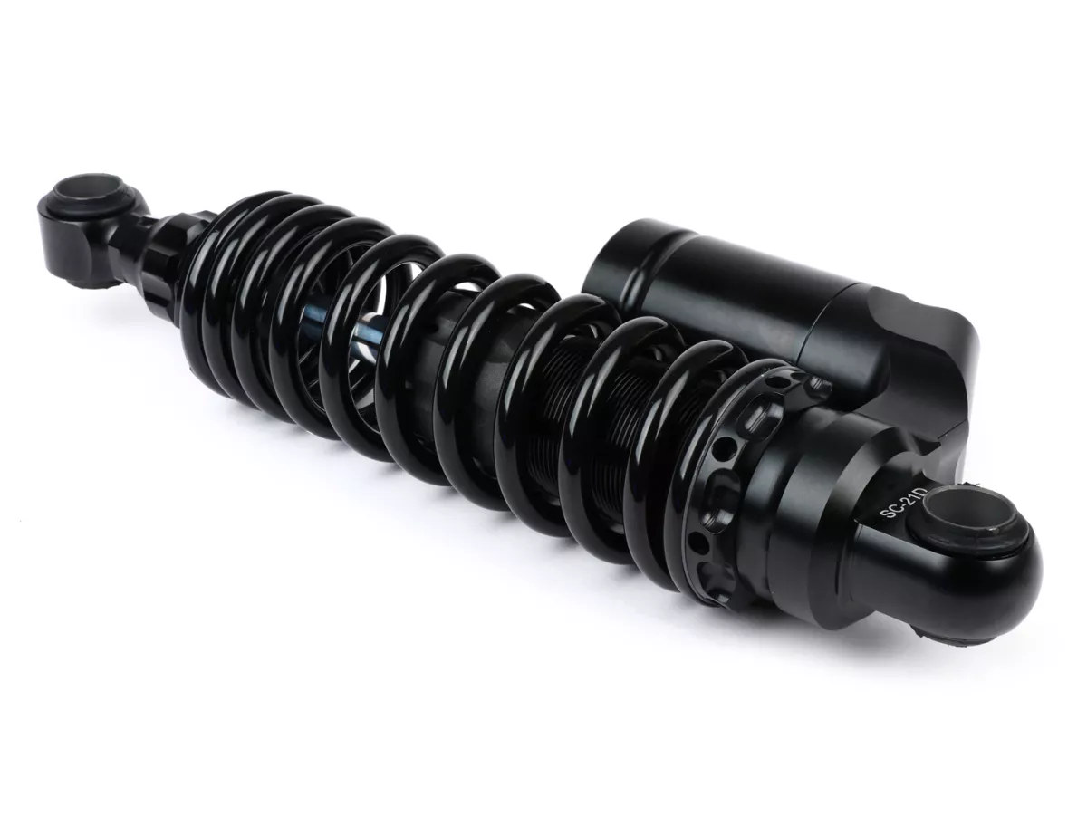 Rear shock absorber -BGM PRO COMPETITION RT H/L, 300-310mm- Lambretta LI, LIS, SX, TV, DL, GP - black