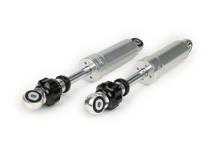 Voorschokdemper -BGM PRO F16 SPORT- Lambretta LI, LIS, SX, TV (Series 2-3), DL, GP - Zilver