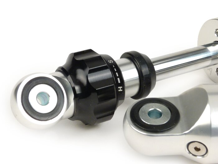 Voorschokdemper -BGM PRO F16 SPORT- Lambretta LI, LIS, SX, TV (Series 2-3), DL, GP - Zilver