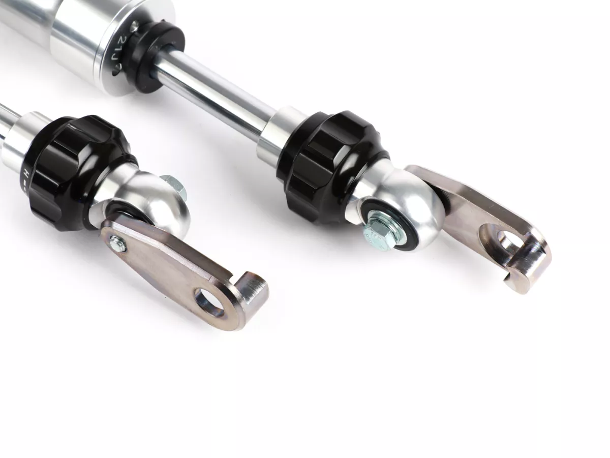 Set ammortizzatori -BGM Pro F16- Piaggio Ciao , ammortizzatore anteriore supplementare, argento