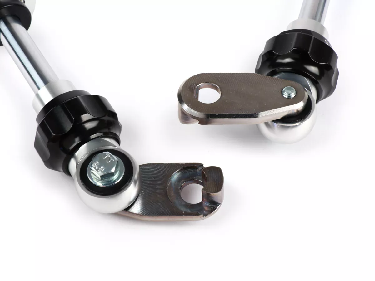Set ammortizzatori -BGM Pro F16- Piaggio Ciao , ammortizzatore anteriore supplementare, argento
