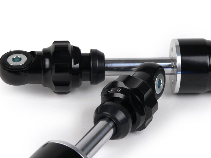 Amortiguador delantero -BGM PRO F16 SPORT- Lambretta LI, LIS, SX, TV (series 2-3), DL, GP - negro
