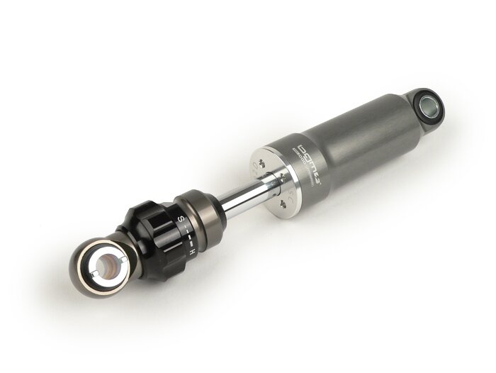 Shock absorber, front -BGM PRO SC F16 SPORT- Vespa Largeframe Rally180/200 (VSD1T/VSE1T), Sprint150 (VLB1T), GT125 (VNL2T), GTR125 (VNL2T), TS125 (VNL3T), GL150 (VLA1T), Super (VNC/VBC), VNA, VNB, VBA, VBB, Wideframe V30-33, VM, VN, VL, GS150 / GS3 (VS1-5