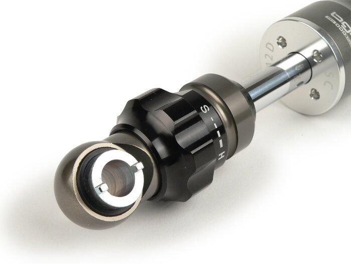 Shock absorber, front -BGM PRO SC F16 SPORT- Vespa Largeframe Rally180/200 (VSD1T/VSE1T), Sprint150 (VLB1T), GT125 (VNL2T), GTR125 (VNL2T), TS125 (VNL3T), GL150 (VLA1T), Super (VNC/VBC), VNA, VNB, VBA, VBB, Wideframe V30-33, VM, VN, VL, GS150 / GS3 (VS1-5