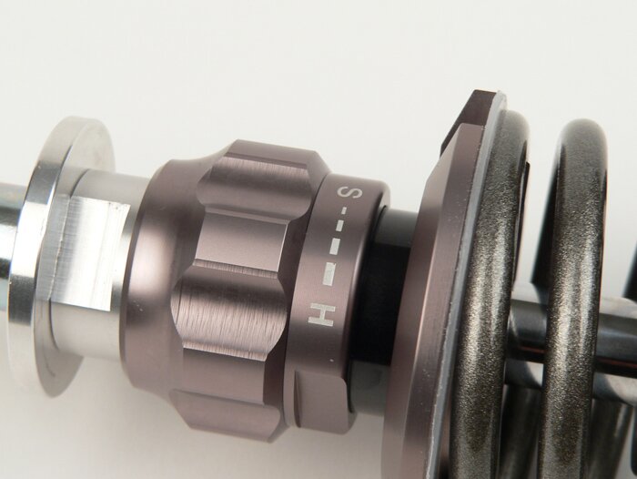 Amortiguador delantero -BGM PRO SC/F16 COMPETITION, 240mm- Vespa PX80, PX125, PX150, PX200, T5 125cc - gris