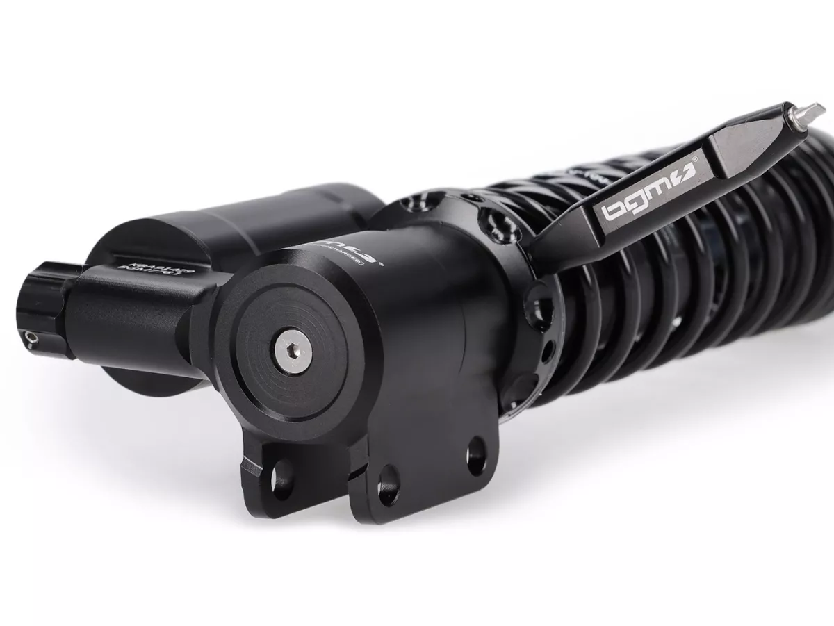 Stoßdämpfer vorne -BGM PRO SC/F16 COMPETITION, 240mm- Vespa PX80, PX125, PX150, PX200, T5 125cc - schwarz