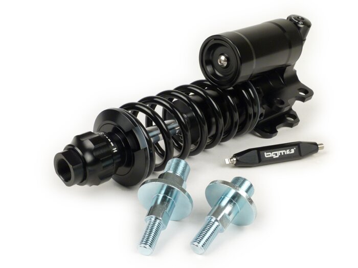 Ammortizzatore anteriore -BGM PRO SC/F16 COMPETITION, 195mm + 205mm- Vespa PK - nero