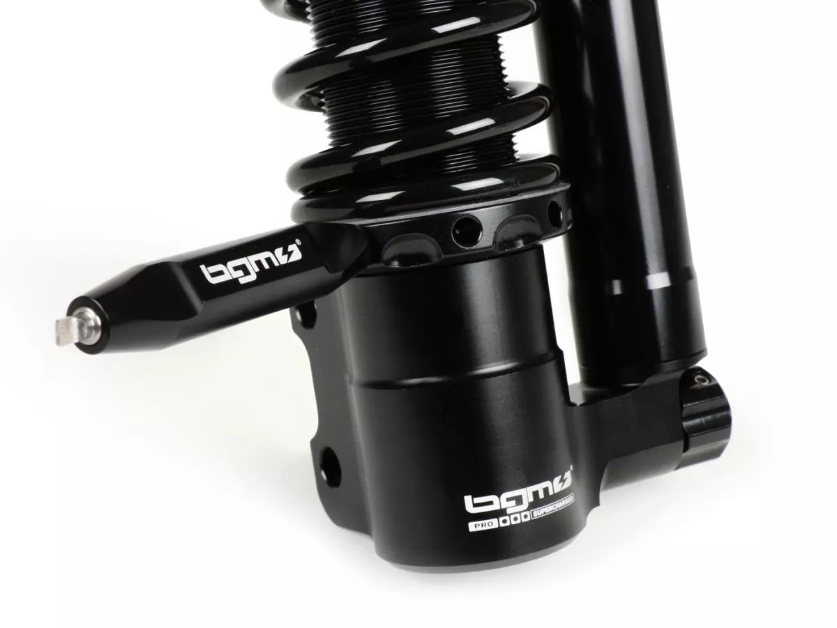 Amortisseur avant -BGM PRO SC/F16 COMPETITION, 240mm- Vespa GTS 125-300 (-2013, 2017-2022), GTS SUPER 300 HPE, SUPERSPORT 300, SUPERTECH 300 HPE, GT 125-200, GTL 125-200, GTV 125, 300, 310 - noir
