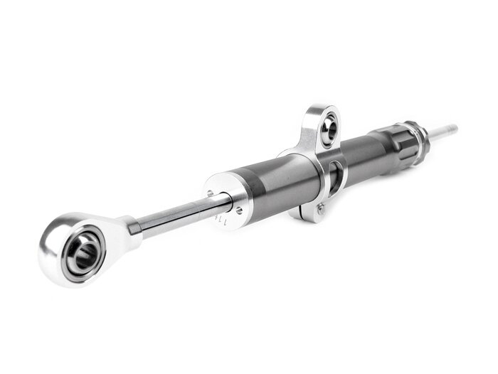 Stuurdemper -BGM PRO SC FS/10- 380mm- 125mm veerweg demper - gun metal