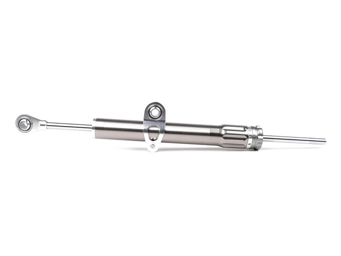 Stuurdemper -BGM PRO SC FS/10- 380mm- 125mm veerweg demper - gun metal