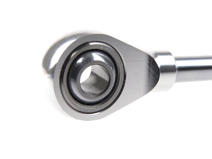 Stuurdemper -BGM PRO SC FS/10- 380mm- 125mm veerweg demper - gun metal