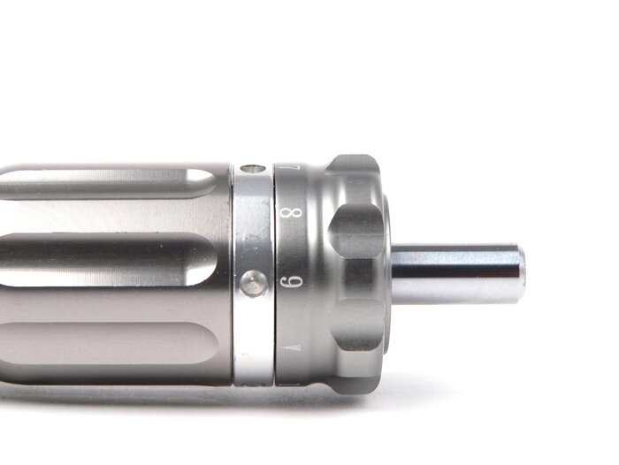 Stuurdemper -BGM PRO SC FS/10- 380mm- 125mm veerweg demper - gun metal