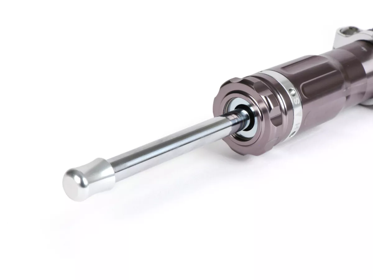 Stuurdemper (B-merk) -BGM PRO SC FS/10- 380mm- 125mm veerweg demper - gun metal