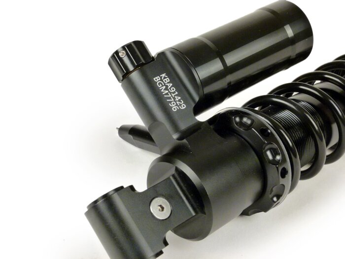 Schokdemper voor -BGM PRO F16 COMPETITION, 275mm- Vespa Primavera 50 (2013-2016), Vespa Primavera 125 (2013-2016), Vespa Primavera 150 (2013-2016), Vespa Sprint 50 (2013-2016), Vespa Sprint 125 (2013-2016), Vespa Sprint 150 (2013-2016) - zwart
