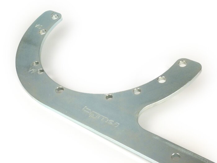 Soporte de tambor de freno 9 pulgadas+10 pulgadas -BGM PRO- Vespa Largeframe 10 pulgadas, Smallframe 9 pulgadas (4 agujeros exteriores), Smallframe 10 pulgadas