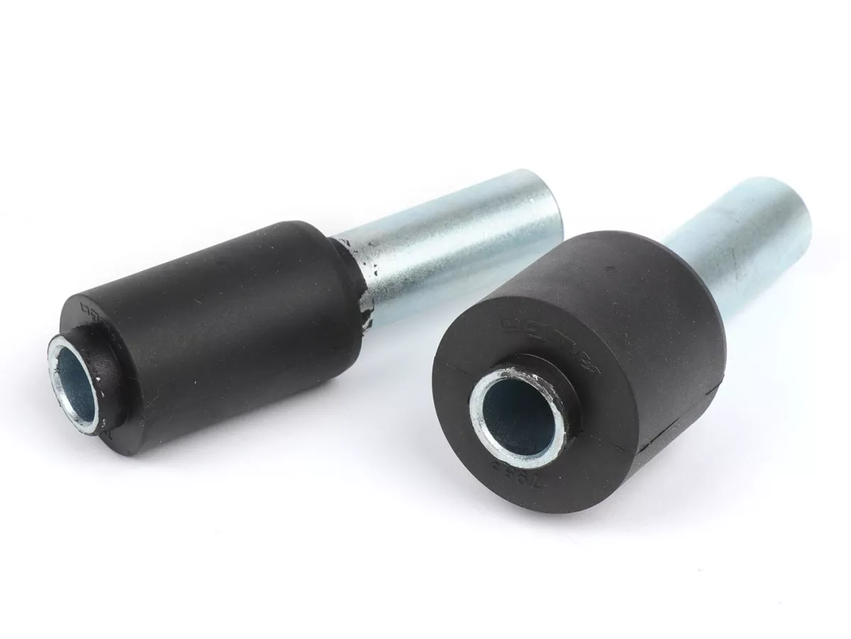 Silentblock-Set Motor -BGM PRO- Motovespa 125L (V101M), 125N (542M), 125N (V101M), 125N (V60M), 125S (V60MS), 150F (V203M), 150GS (04M), 150L (V202M), 150S (502M), 150S (V201M), 150Sprint (04M), 160 (09M)