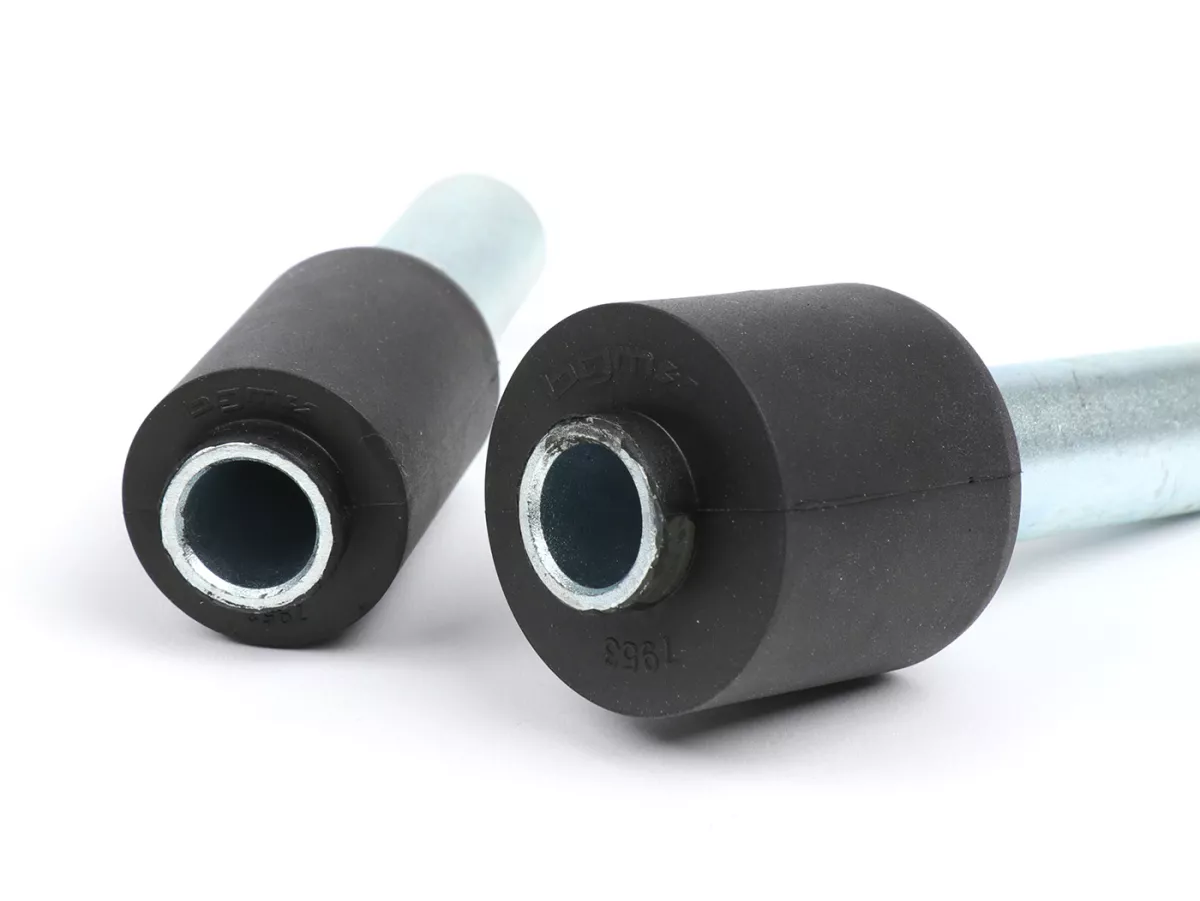 Silentblock-Set Motor -BGM PRO- Motovespa 125L (V101M), 125N (542M), 125N (V101M), 125N (V60M), 125S (V60MS), 150F (V203M), 150GS (04M), 150L (V202M), 150S (502M), 150S (V201M), 150Sprint (04M), 160 (09M)