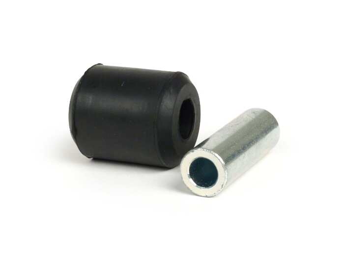 Set silent block ammortizzatore/motore -BGM PRO (Made in Germany) Ø=9mm x 46mm- Vespa GS160 / GS4 (VSB1T), SS180 (VSC1T)