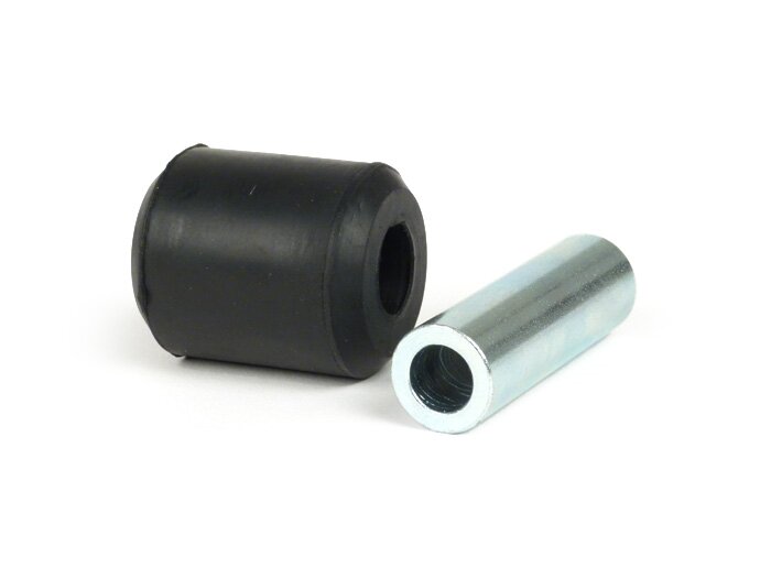 Silent block set, shock absorber/engine -BGM PRO (Made in Germany) Ø=9mm x 48mm- Vespa PX (1983), Rally, TS, Sprint, Sprint Veloce, GT, GTR, Super, GL, V50, PV, ET3