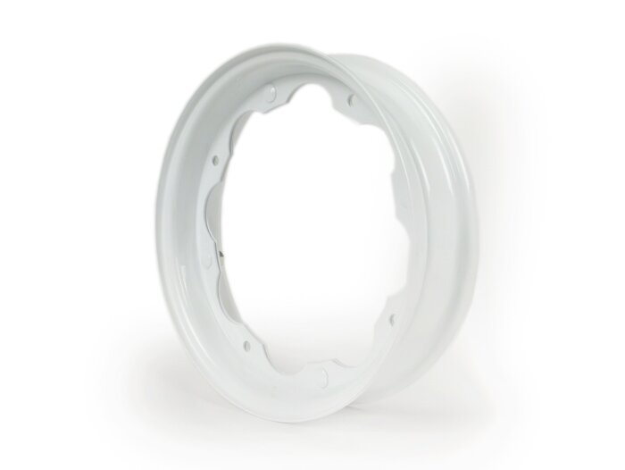 Wheel rim -BGM ORIGINAL- Lambretta LI (series 1-3), LI S, SX, TV (series 2-3) - white