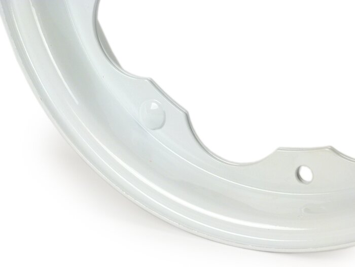 Wheel rim -BGM ORIGINAL- Lambretta LI (series 1-3), LI S, SX, TV (series 2-3) - white