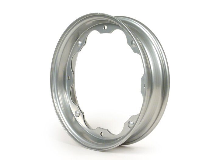 Pelek -BGM ASLI- Lambretta LI Seri 1-3, LI S, SX, TV Seri 2-3 - Silver