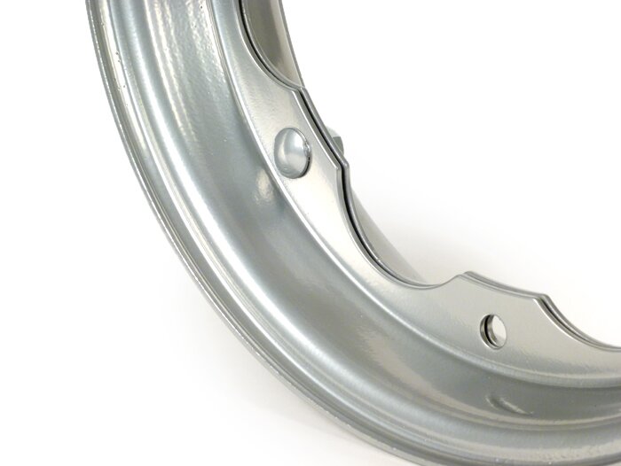 Pelek -BGM ASLI- Lambretta LI Seri 1-3, LI S, SX, TV Seri 2-3 - Silver