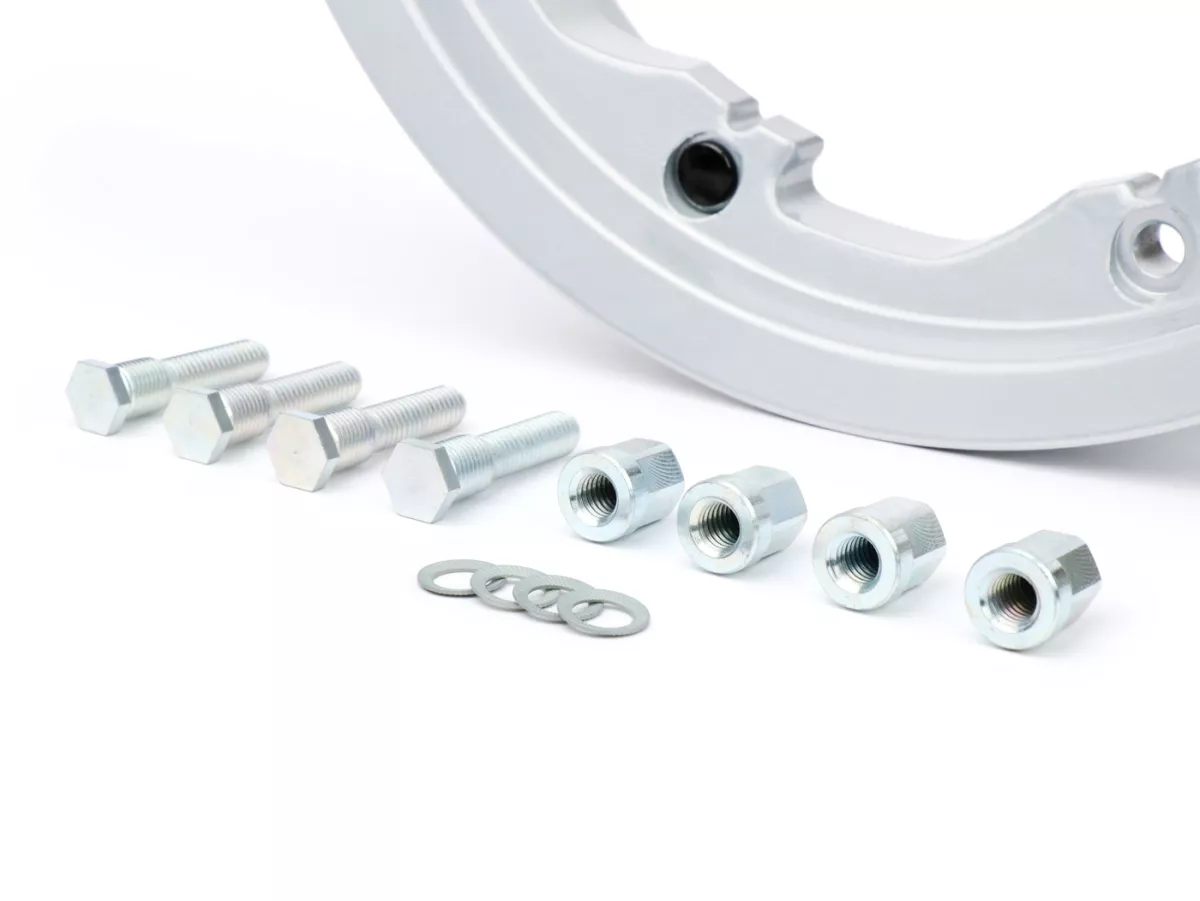Cerchio -BGM PRO, tubeless, alluminio da 2,10-10 pollici- Lambretta LI Serie 1-3, LI S, SX, TV Serie 2-3 - Argento