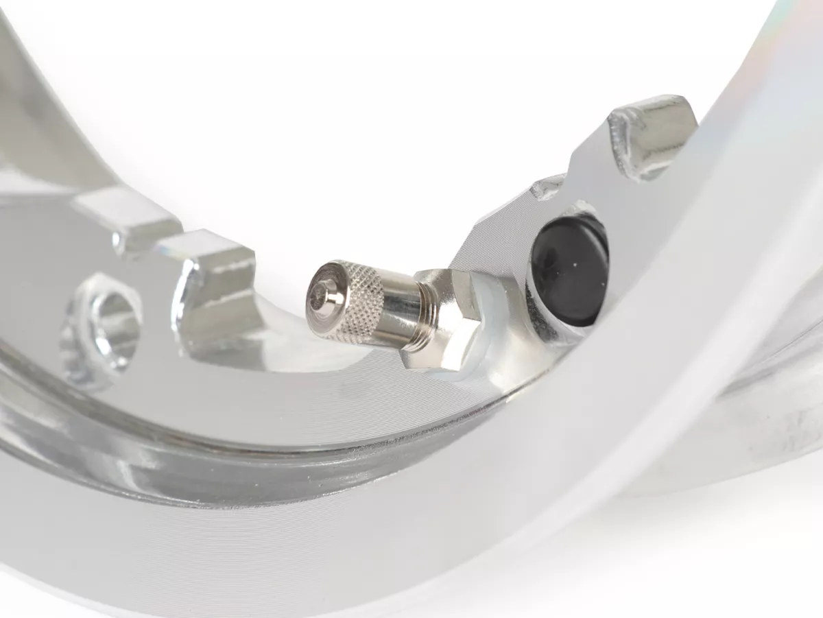 Llanta -BGM PRO, tubeless, 2.10-10 pulgadas aluminio- Lambretta LI Series 1-3, LI S, SX, TV Series 2-3 - aluminio pulido