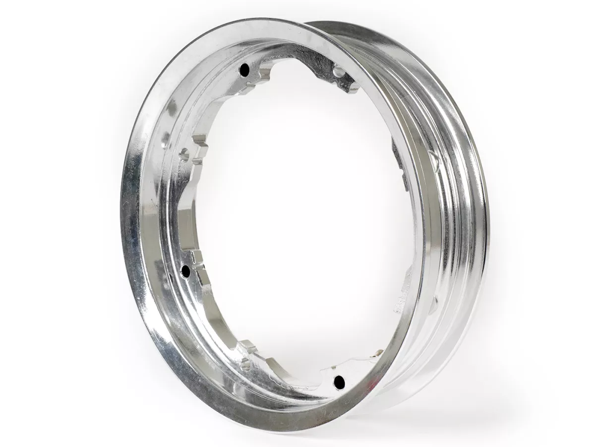Llanta -BGM PRO, tubeless, 2.10-10 pulgadas aluminio- Lambretta LI Series 1-3, LI S, SX, TV Series 2-3 - aluminio pulido