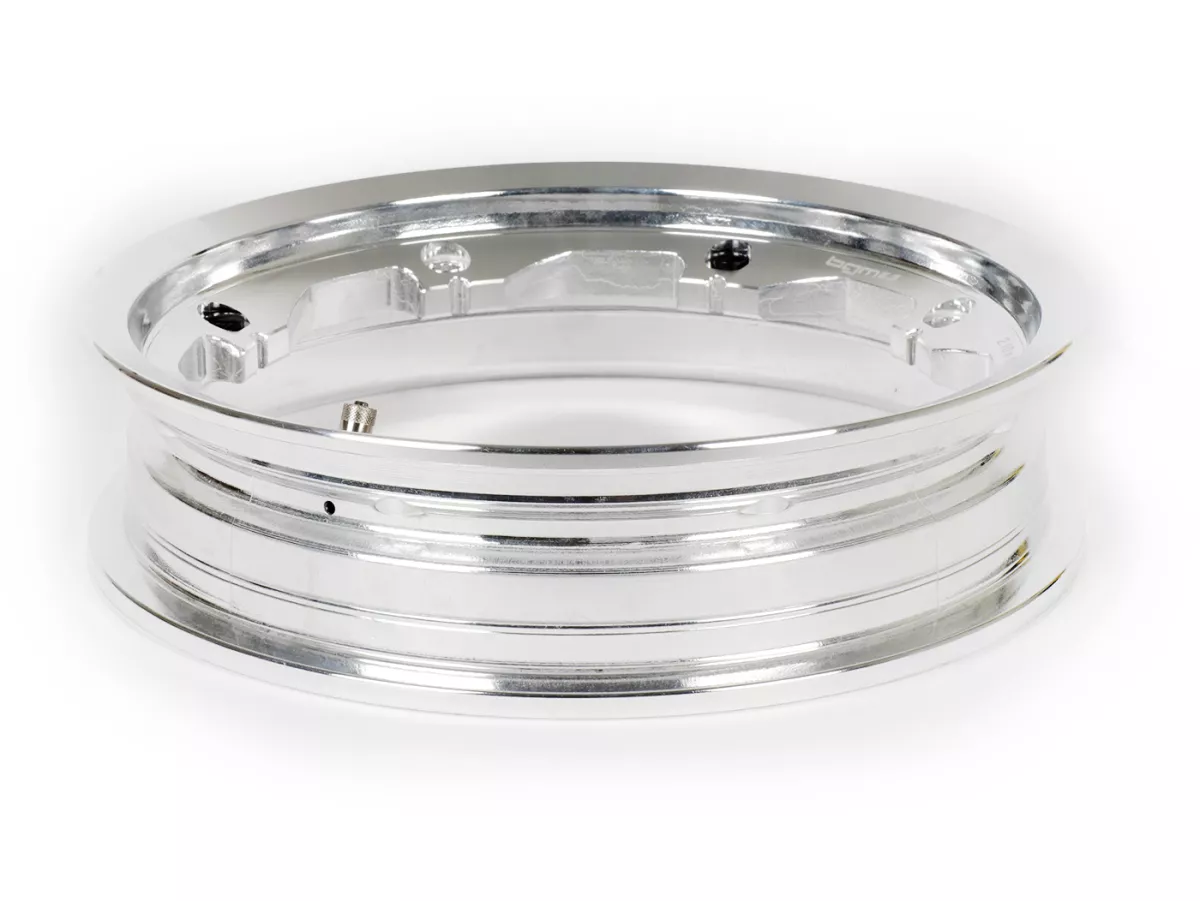 Llanta -BGM PRO, tubeless, 2.10-10 pulgadas aluminio- Lambretta LI Series 1-3, LI S, SX, TV Series 2-3 - aluminio pulido