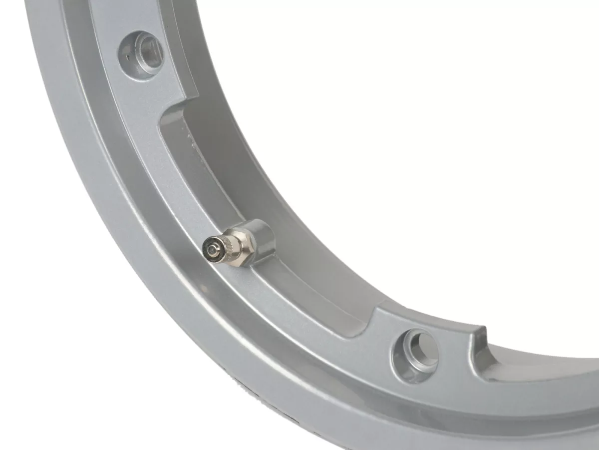 Hjul -BGM PRO tubeless 2.10-10 tum aluminium- Vespa (typ PX) - Vespa Smallframe V50, 50N, Special, PV, ET3, PK50-125 (S/XL/XL2), Largeframe PX, T5, Sprint, Rally, GT/GTR, LML Star, Deluxe - Silver