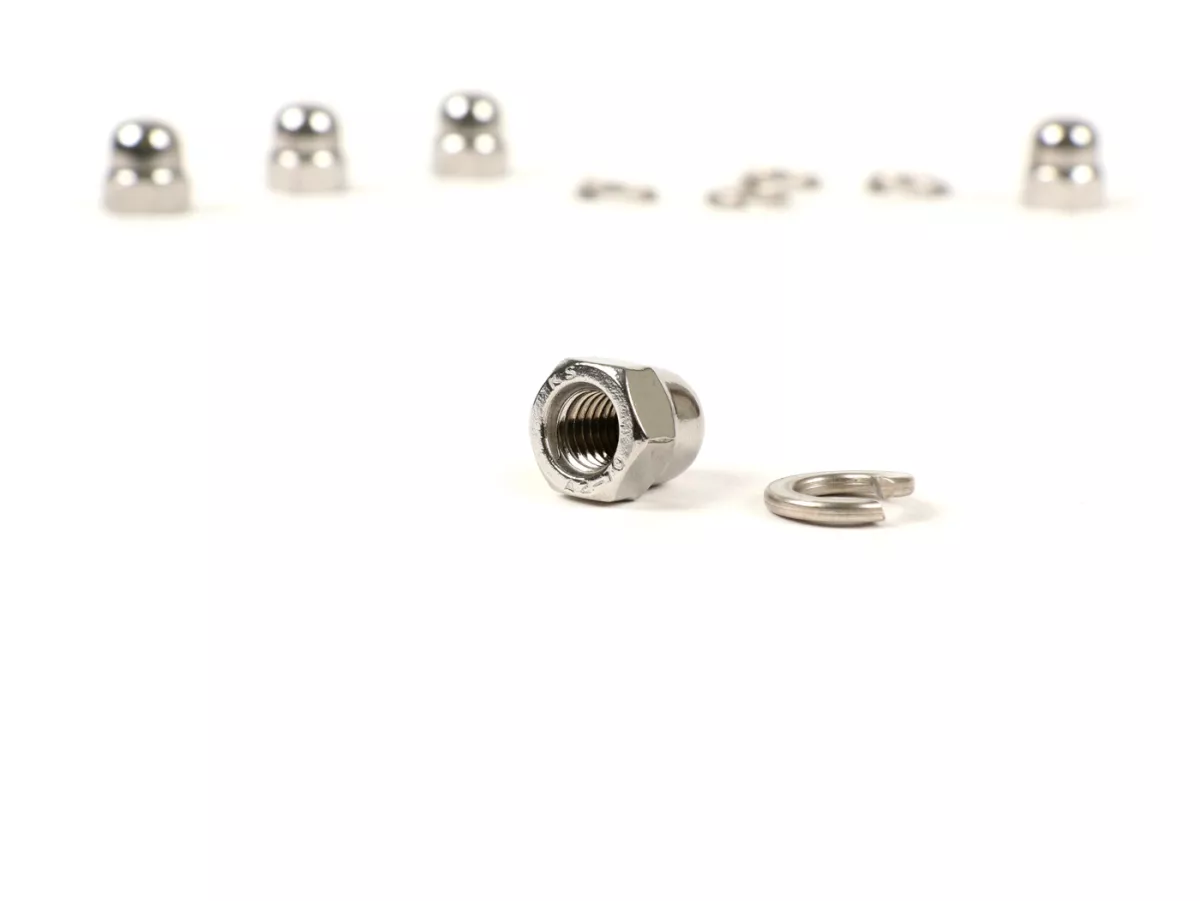 Dopmoerset voor velg Vespa (type PX) -BGM ORIGINAL, roestvrij staal- M8 - SW=13mm