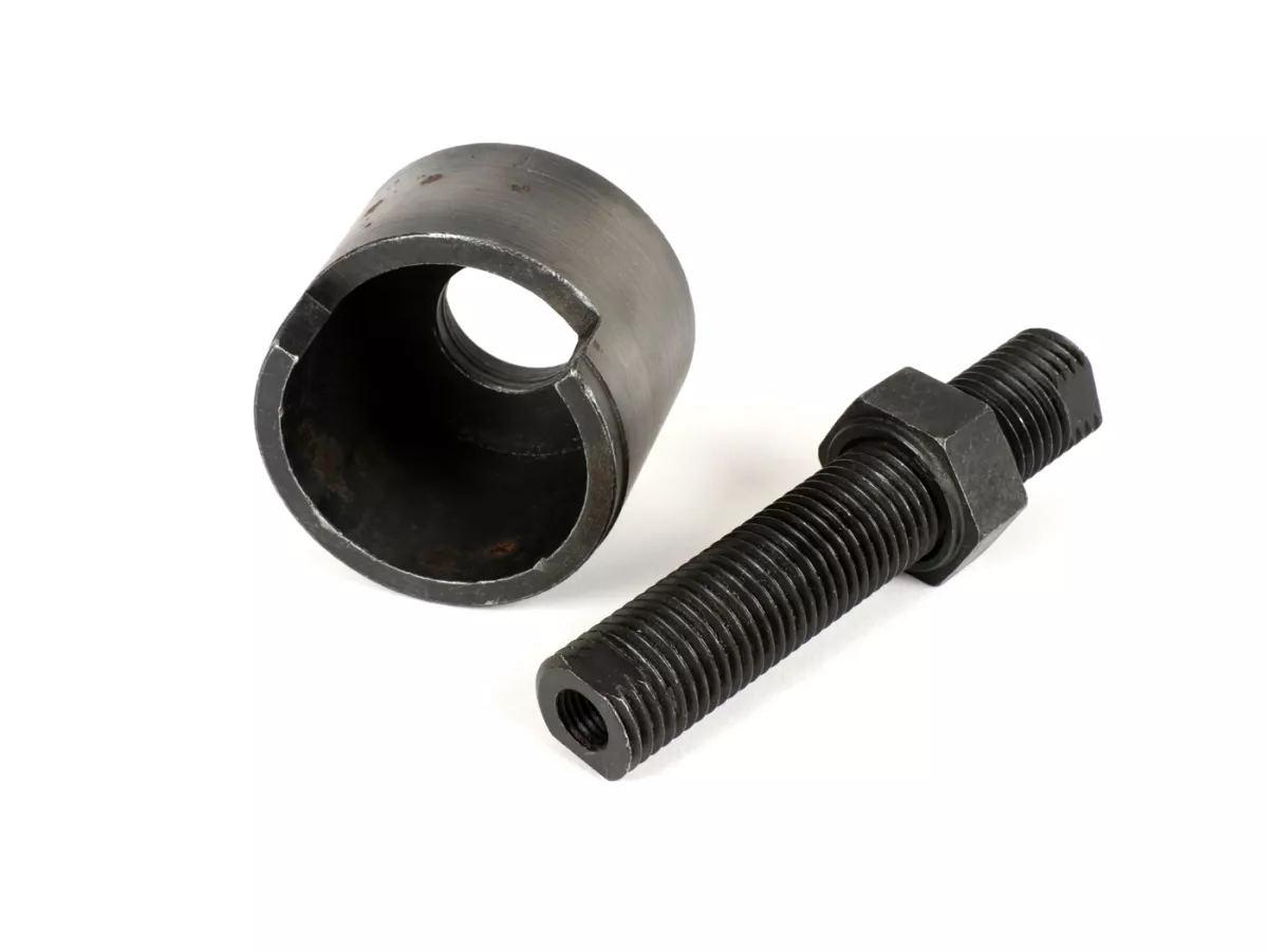 Alat tarik untuk poros engkol di setengah alternator -BGM PRO M11 / M12x1.5- Vespa Largeframe VBA, VNA, VBB, VNB, GS150 / GS3, GL150 (VLA1T), GT125 (VNL2T), GTR125 (VNL2T), Sprint150 (VLB1T), Wideframe V98, V1-V15, V30-V33, VU, VN, VM, VL, VB
