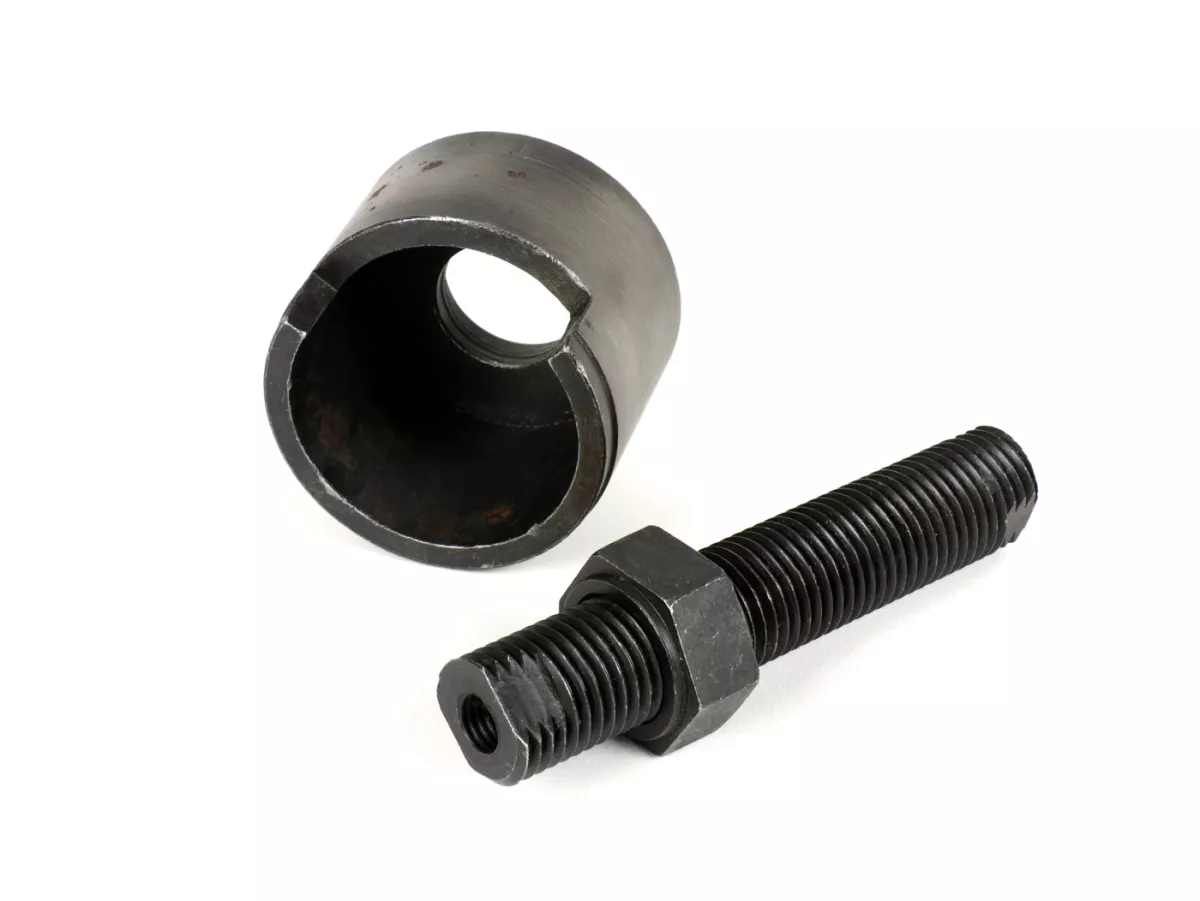 Alat tarik untuk poros engkol di setengah alternator -BGM PRO M11 / M12x1.5- Vespa Largeframe VBA, VNA, VBB, VNB, GS150 / GS3, GL150 (VLA1T), GT125 (VNL2T), GTR125 (VNL2T), Sprint150 (VLB1T), Wideframe V98, V1-V15, V30-V33, VU, VN, VM, VL, VB