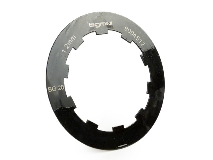 Clutch steel plate -BGM ORIGINAL- Lambretta LI, LIS, SX, TV (series 2-3), DL, GP - 1.2mm