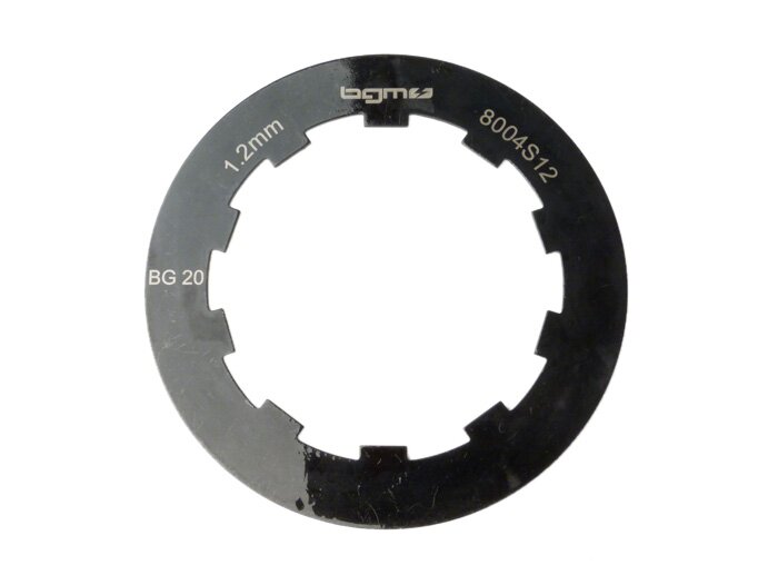 Clutch steel plate -BGM ORIGINAL- Lambretta LI, LIS, SX, TV (series 2-3), DL, GP - 1.2mm