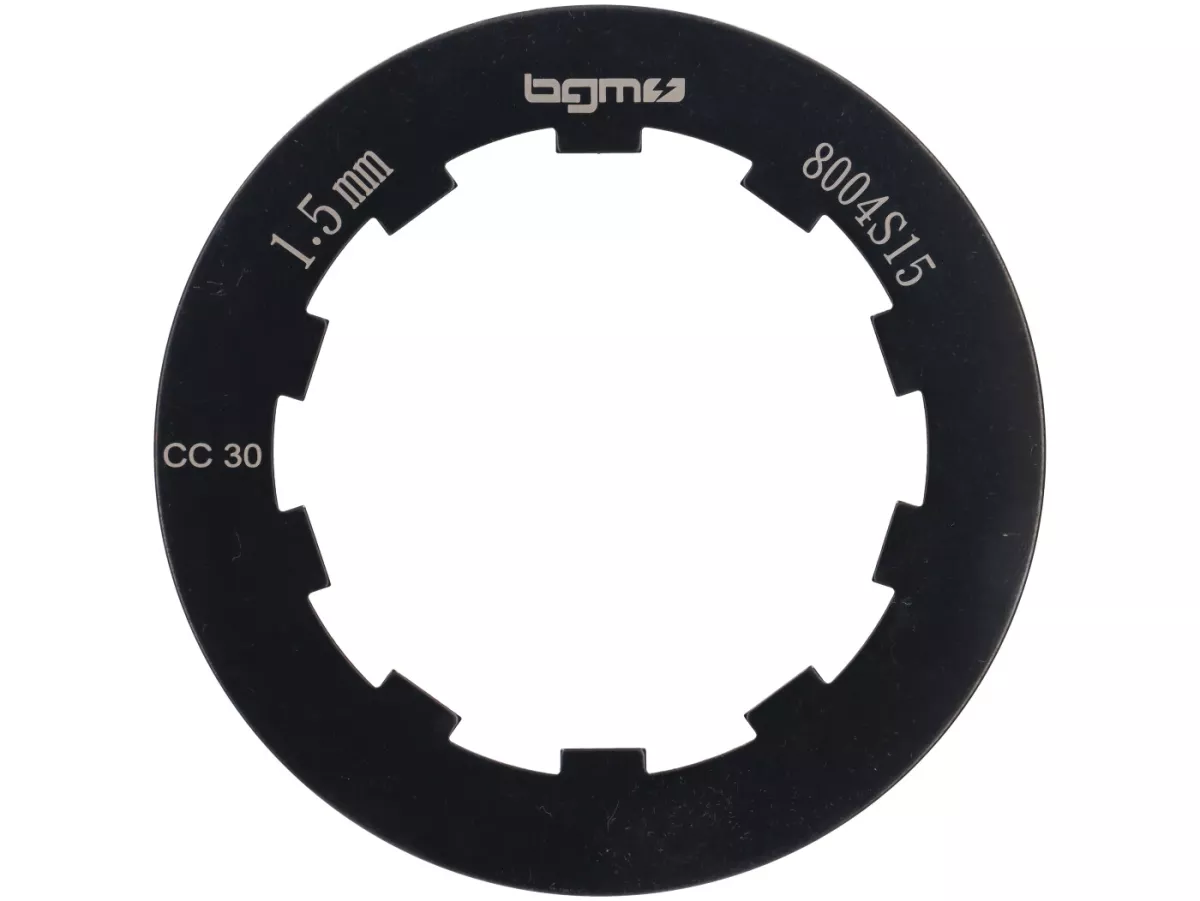 Koppeling stalen schijf -BGM ORIGINEEL- Lambretta LI, LIS, SX, TV (Series 2-3), DL, GP - 1,5mm