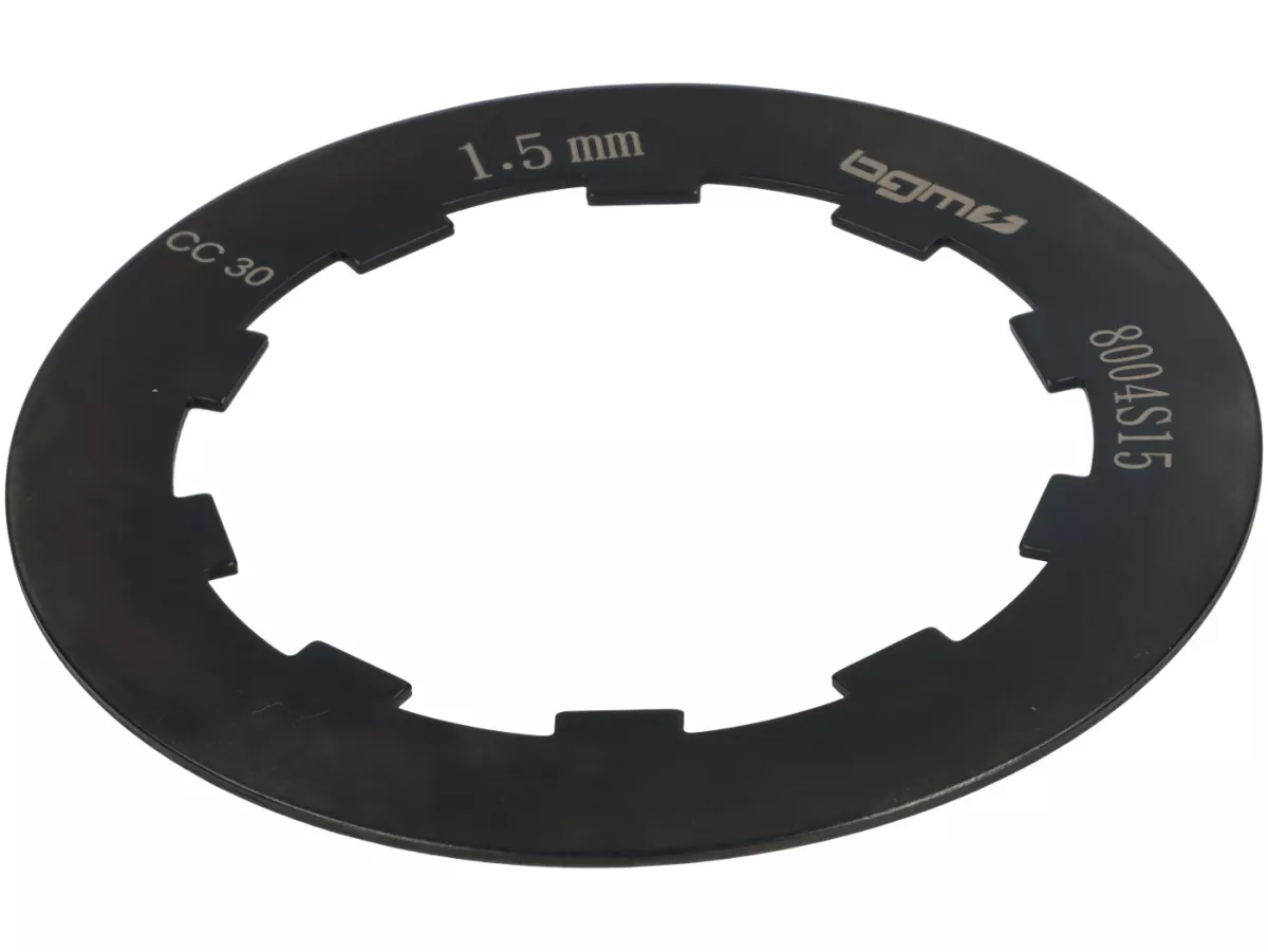 Koppeling stalen schijf -BGM ORIGINEEL- Lambretta LI, LIS, SX, TV (Series 2-3), DL, GP - 1,5mm